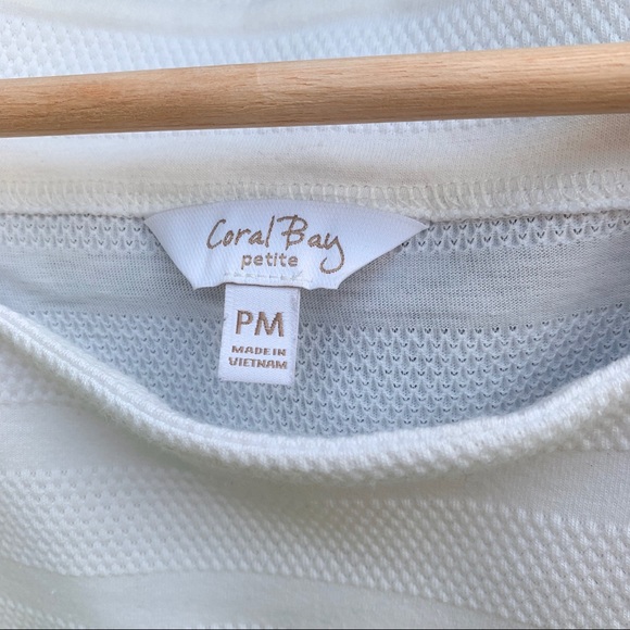 Coral Bay Classy White Blouse (Petite) - Picture 2 of 4